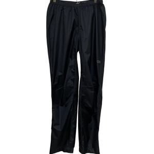 Outdoor Research NWT Men's Helium Rain Pants Black Size Small Lightweight